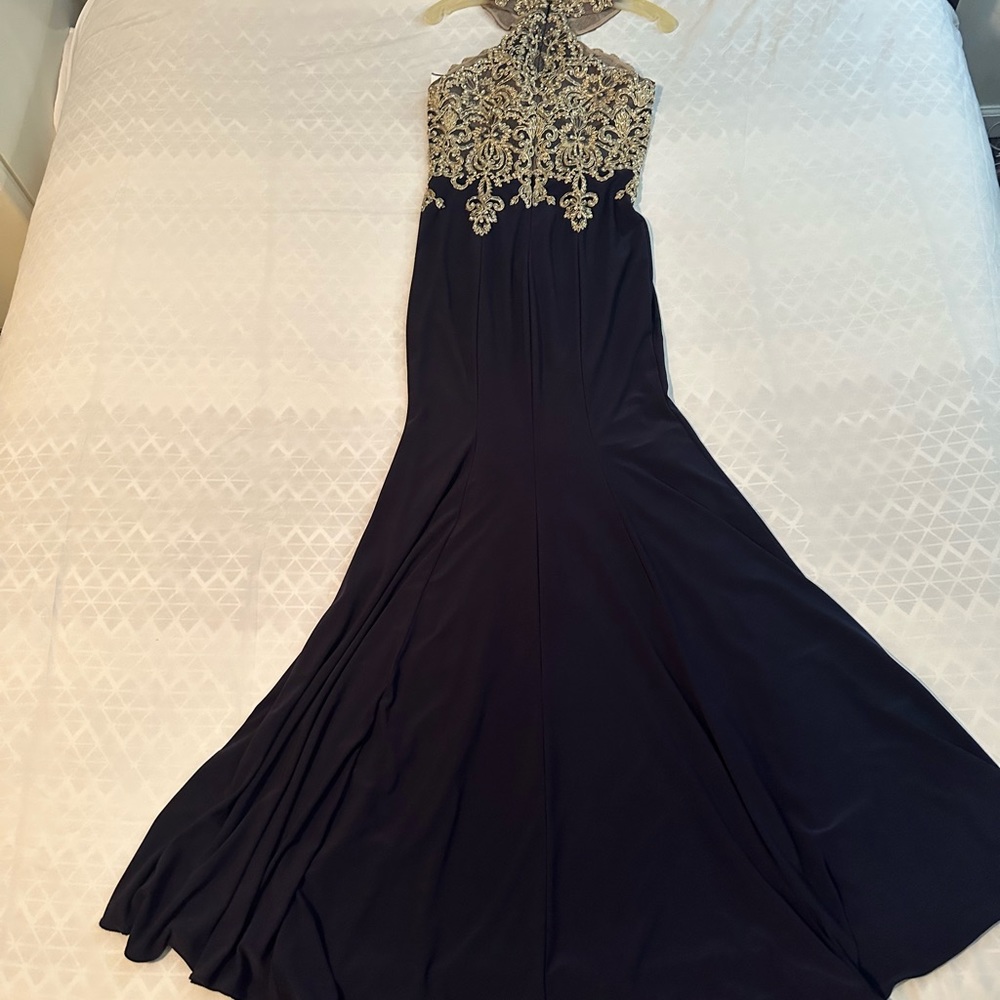 Blue gown